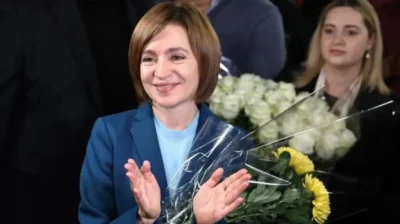 Maia Sandu re-elected as Moldova’s pro-EU president